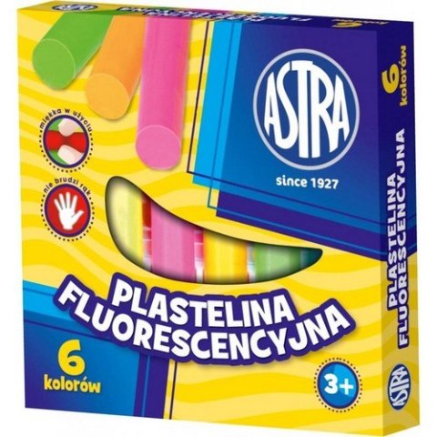 PLASTICINA 6 COLORI FLUO ASTRA 83811906