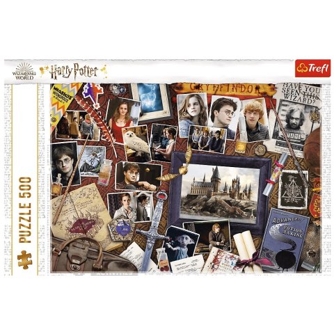 PUZZLE 500 ELEMENTÓW PAMIĄTKI Z HOGWARTU TREFL 37400