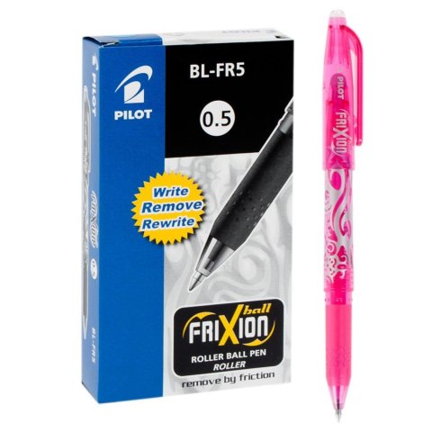 PIÓRO KULKOWE RÓŻOWE 0.5 FRIXION PILOT BL-FR5-P