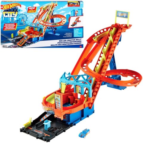 HW CITY RAJDOWY ROLLERCOASTER Z NAPEDEM HDP04 P4