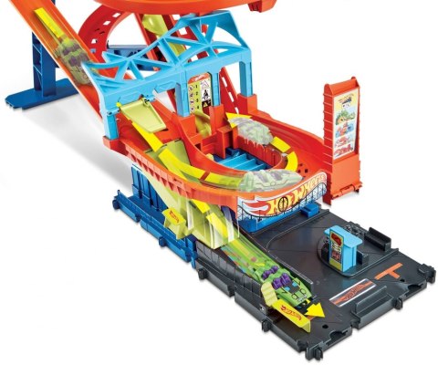 HW CITY RAJDOWY ROLLERCOASTER Z NAPEDEM HDP04 P4