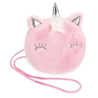 SACCHETTO PELUCHE UNICORNO ROSA STARPAK 477821