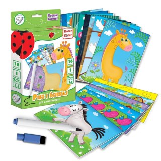 GIOCO EDUCATIVO CON PENNARELLO SCRIVI E CANCELLA 5-7 ANNI ROTER KAFER RK1020-01