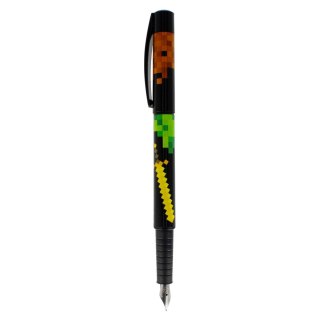 PENNA STILOGRAFICA CON CARTUCCE E GOMMA PIXEL GAME STARPAK 491422