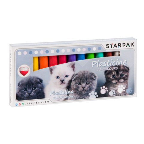 PLASTICINA 12 COLORI CUTIES CATS STARPAK 429681