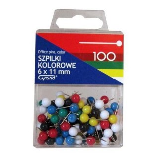 SPILLE IN METALLO COLORATE GRAND 11 MM 10 PZ.