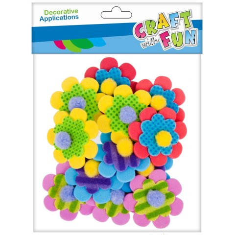 FIORI DECORATIVI AUTOADESIVI IN EVA CRAFT CON DIVERTIMENTO 463735