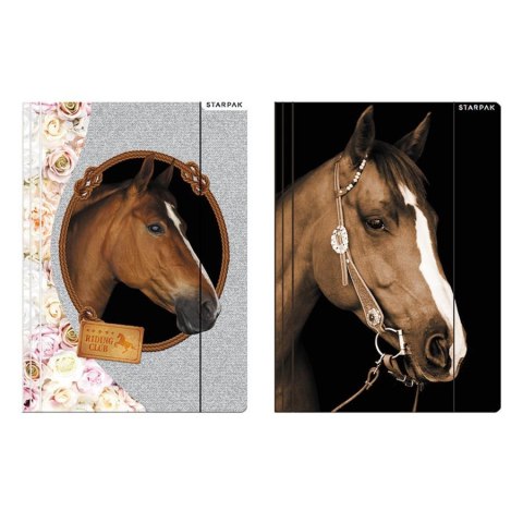 TECZKA Z GUMKĄ A4 HORSES STARPAK 298952