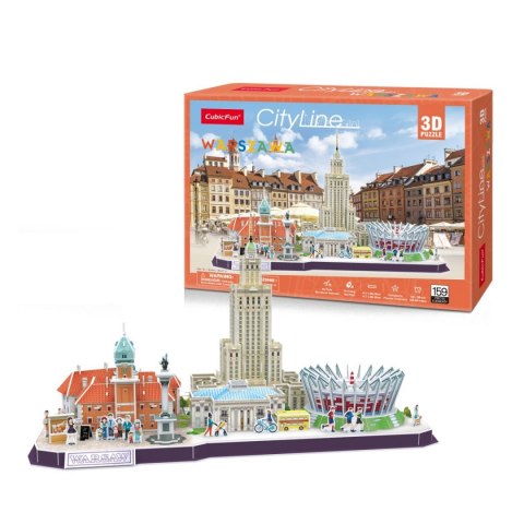 CubicFun: Puzzle 3D City Line Warszawa