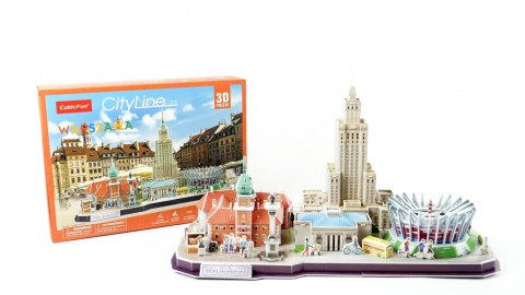 CubicFun: Puzzle 3D City Line Warszawa