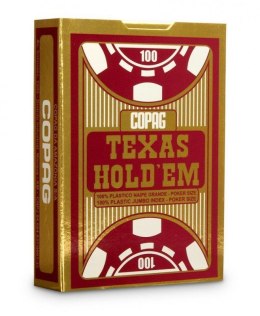 Cartamundi: Carte da gioco - Texas hold'em jumbo oro/rosso