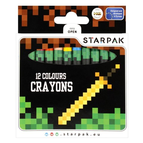 MATITE CERA 12 COLORI PIXEL GAME STARPAK 484792