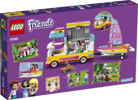 LEGO® Friends - Leśny mikrobus kempingowy i żaglówka