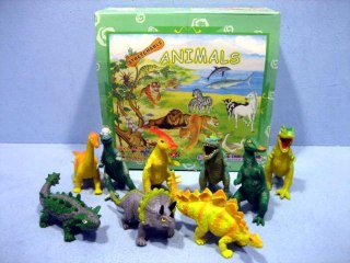 ANIMALI IN GOMMA CON PISELLI DINOSAURO 12CM HIPO A044P HIPO