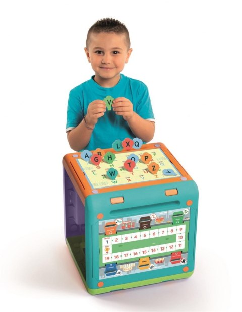 GIOCO EDUCATIVO CUBO LETTERE NUMERI ANIMALI ECO CLEMENTONI 50695 CLEMENTONI