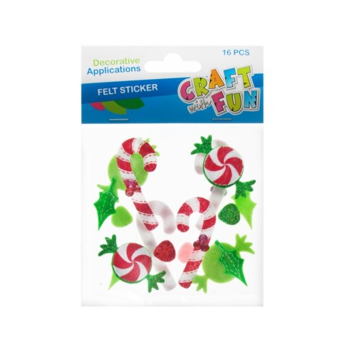 ORNAMENTO DECORATIVO IN FELTRO NATALIZIO Lecca Lecca CRAFT WITH FUN 463687