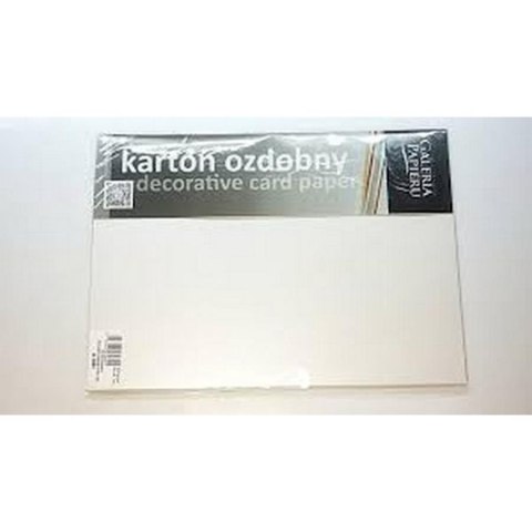 KARTON OZDOBNY A4 BIAŁY DIAMENTOWY ICELAND 220G GALERIA PAPIERU 200604 ARGO