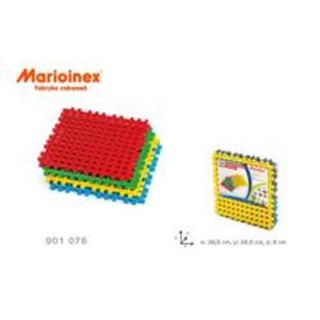 COSTRUZIONE BLOCCHI 4 ELEMENTI WAFFLES BASE MARIO-INEX 901076 MARIO-INEX