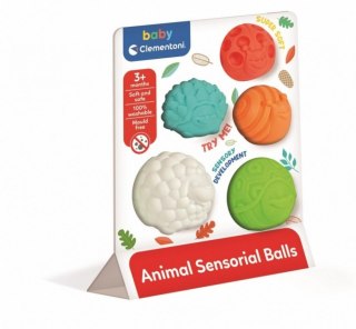 PALLA SENSORIALE ANIMALE 5 PZ MIX CLEMENTONI 17469 CLEMENTONI