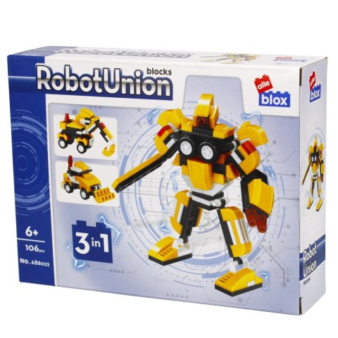 KLOCKI KONSTRUKCYJNE 106 ELEMENTÓW ROBOT ALLEBLOX 492897 ALLEBLOX