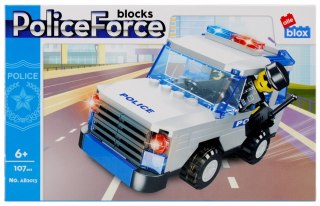 BLOCCHI DA COSTRUZIONE 107 ELEMENTI POLIZIA ALLEBLOX 492822 ALLEBLOX