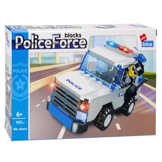 BLOCCHI DA COSTRUZIONE 107 ELEMENTI POLIZIA ALLEBLOX 492822 ALLEBLOX