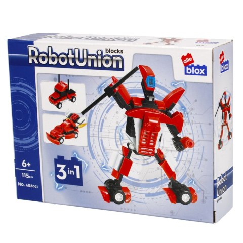 KLOCKI KONSTRUKCYJNE 115 ELEMENTÓW ROBOT ALLEBLOX 492895 ALLEBLOX