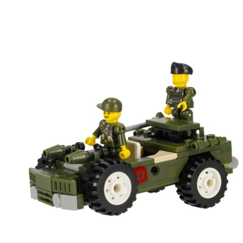 KLOCKI KONSTRUKCYJNE 180 ELEMENTÓW MILITARY ALLEBLOX 492828 ALLEBLOX