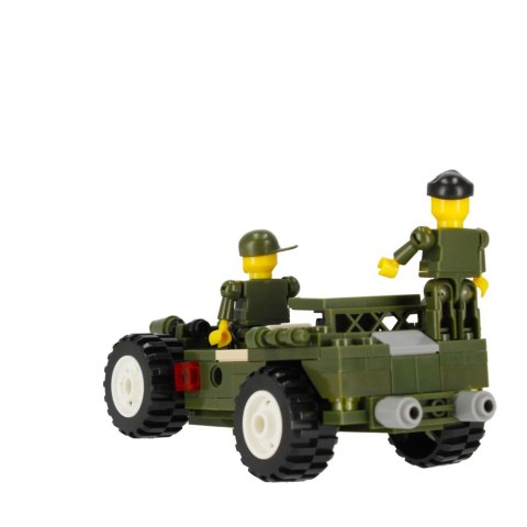 KLOCKI KONSTRUKCYJNE 180 ELEMENTÓW MILITARY ALLEBLOX 492828 ALLEBLOX