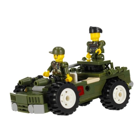 KLOCKI KONSTRUKCYJNE 180 ELEMENTÓW MILITARY ALLEBLOX 492828 ALLEBLOX