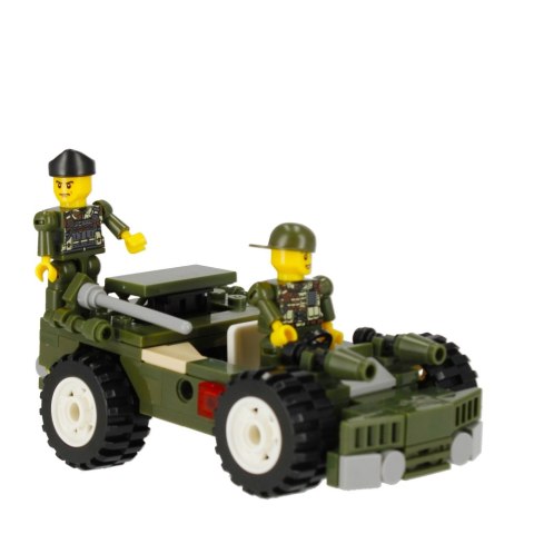 KLOCKI KONSTRUKCYJNE 180 ELEMENTÓW MILITARY ALLEBLOX 492828 ALLEBLOX