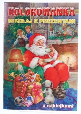 LIBRO DA QUADRO A17 NATALE CON ADESIVI 10220 CARTE POL-MAK