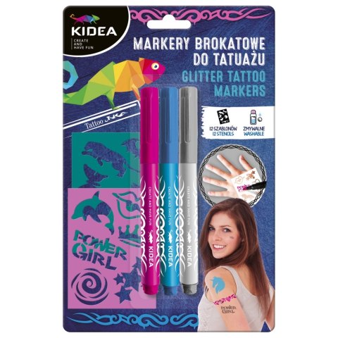 TATTOO MARKER 3 COL DERF KIDEA B/C DERFORM TEMPLATES