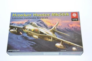 SAMOLOT SKLEJ 1:72 HAWKER HUNT MK58A PUD PLASTYK ZTS