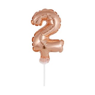 PALLONCINO FOIL CM 13 SU BASTONE NUMERO 2 ORO GODAN BC-5RZ2 GODAN