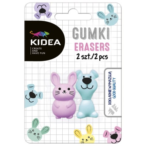 Gomma ANIMALI DERF KIDEA OP2PCS B/C DERFORM