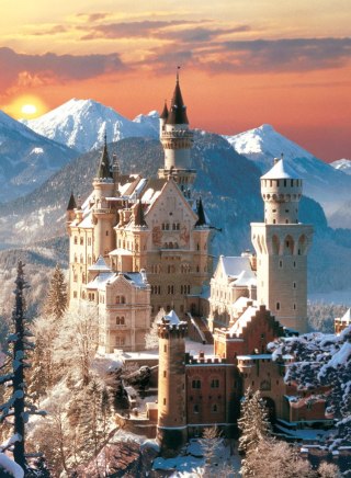 PUZZLE 1500 PEZZI NEUSCHWANSTEIN CLEMENTONI 39125 CLEMENTONI