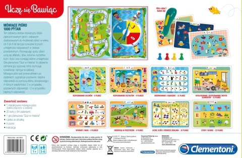 GIOCO EDUCATIVO PENNA PARLANTE 1000 DOMANDE CLEMENTONI 50653 CLEMENTONI