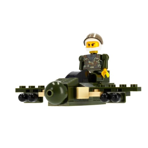 KLOCKI KONSTRUKCYJNE 63-64 ELEMENTY MILITARIA ALLEBLOX 477374 ALLEBLOX