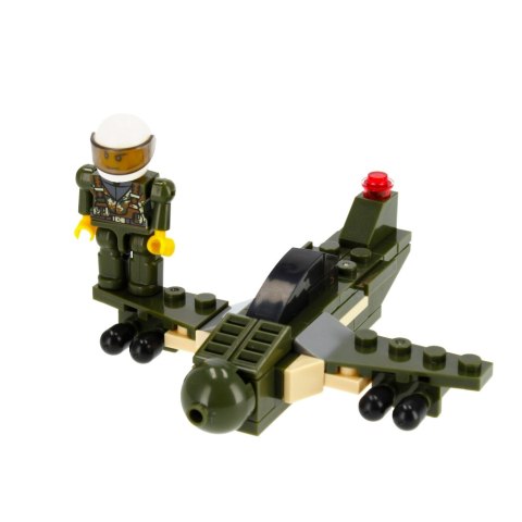 KLOCKI KONSTRUKCYJNE 63-64 ELEMENTY MILITARIA ALLEBLOX 477374 ALLEBLOX